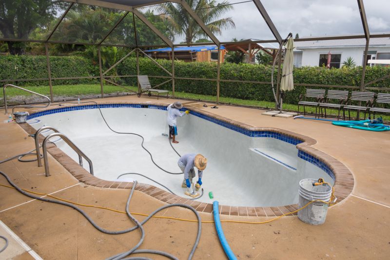 Concrete Pool Patio Installation